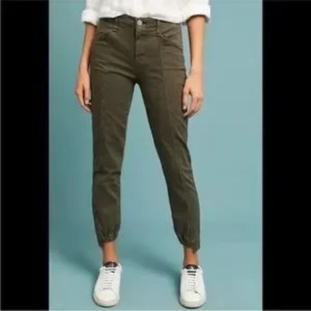 McGuire Army Green Ankle Jogger Pants Size 28